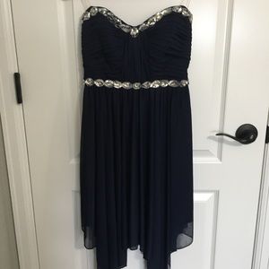 Blue Homecoming Dress